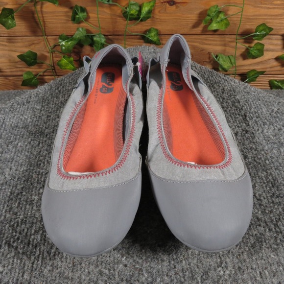 New Balance Well 2 Go WL115GR Womens 9.5 Gray Ballet Flat Walking Comfort Casual - Picture 2 of 7